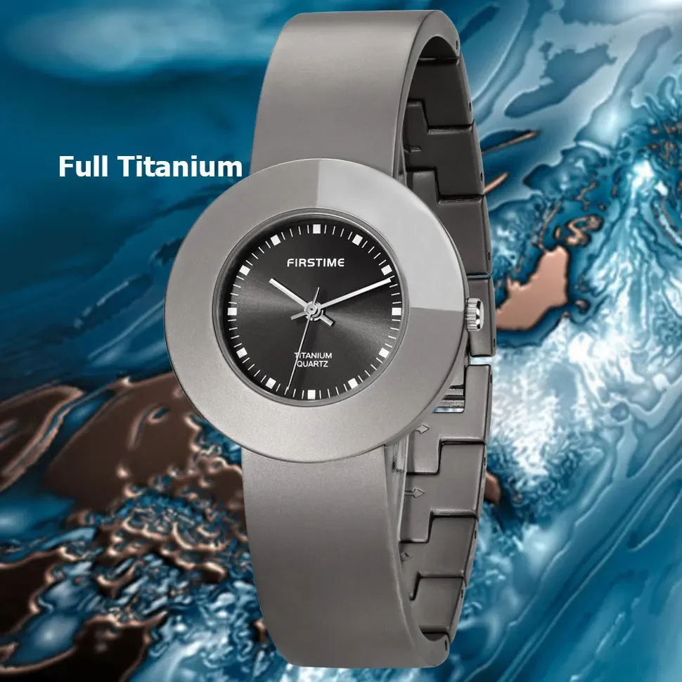 Quartz Women\'s Titanium Watch Ultra-Light Ladies Wristwatch Japan Miyota 2025 Movement 3ATM Waterproof High Accuracy Watches