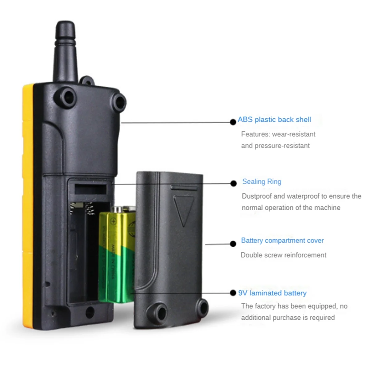 HOT High Power Waterproof and Drop-Proof Industrial Wireless Remote Control EV1527 Chip ASK 2000M Long Range 433Mhz 4 Button