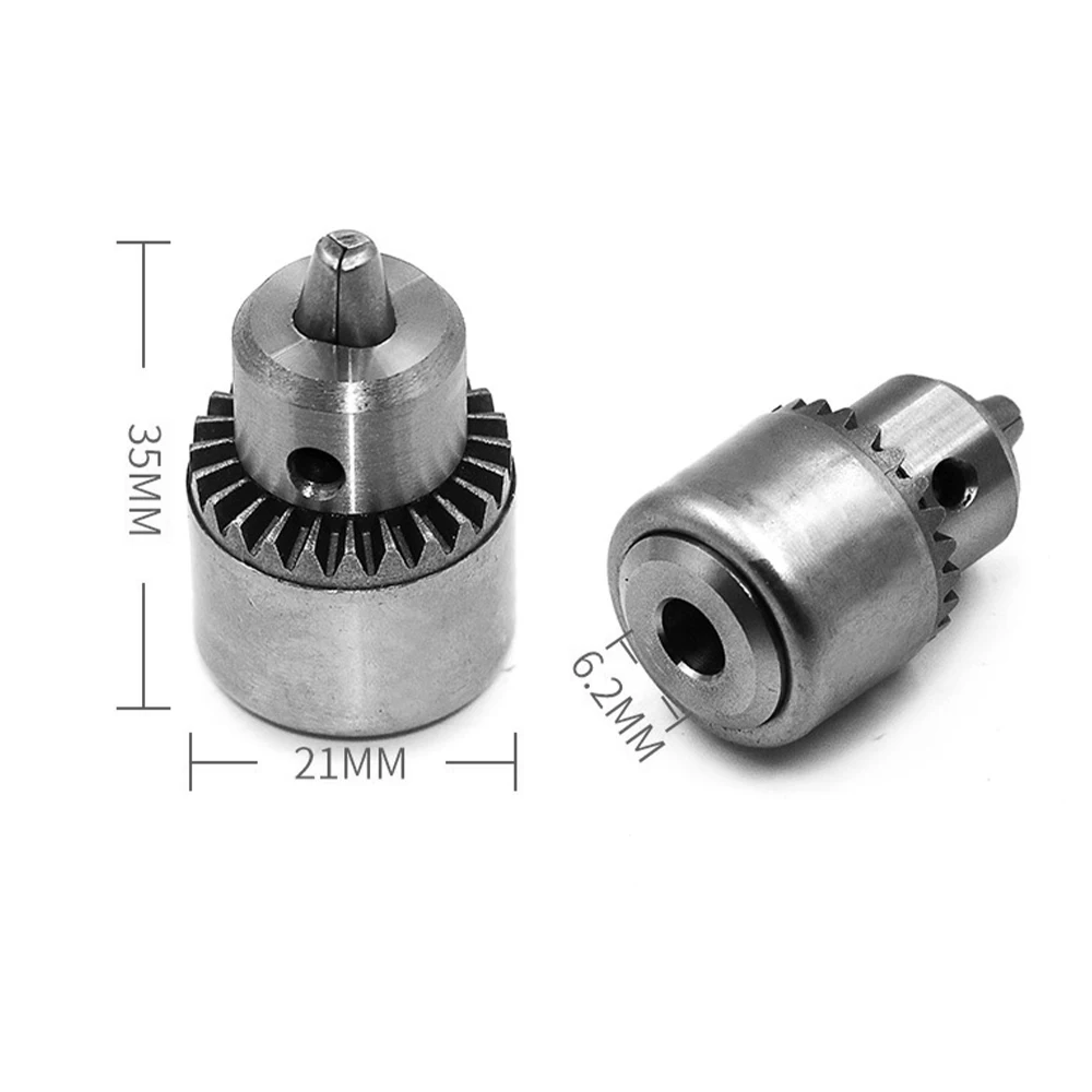 Portabrocas para Micro Motor, rango de sujeción de 0,3-4mm, Mini portabrocas montado cónico con llave de mandril, eje de Motor eléctrico de latón de