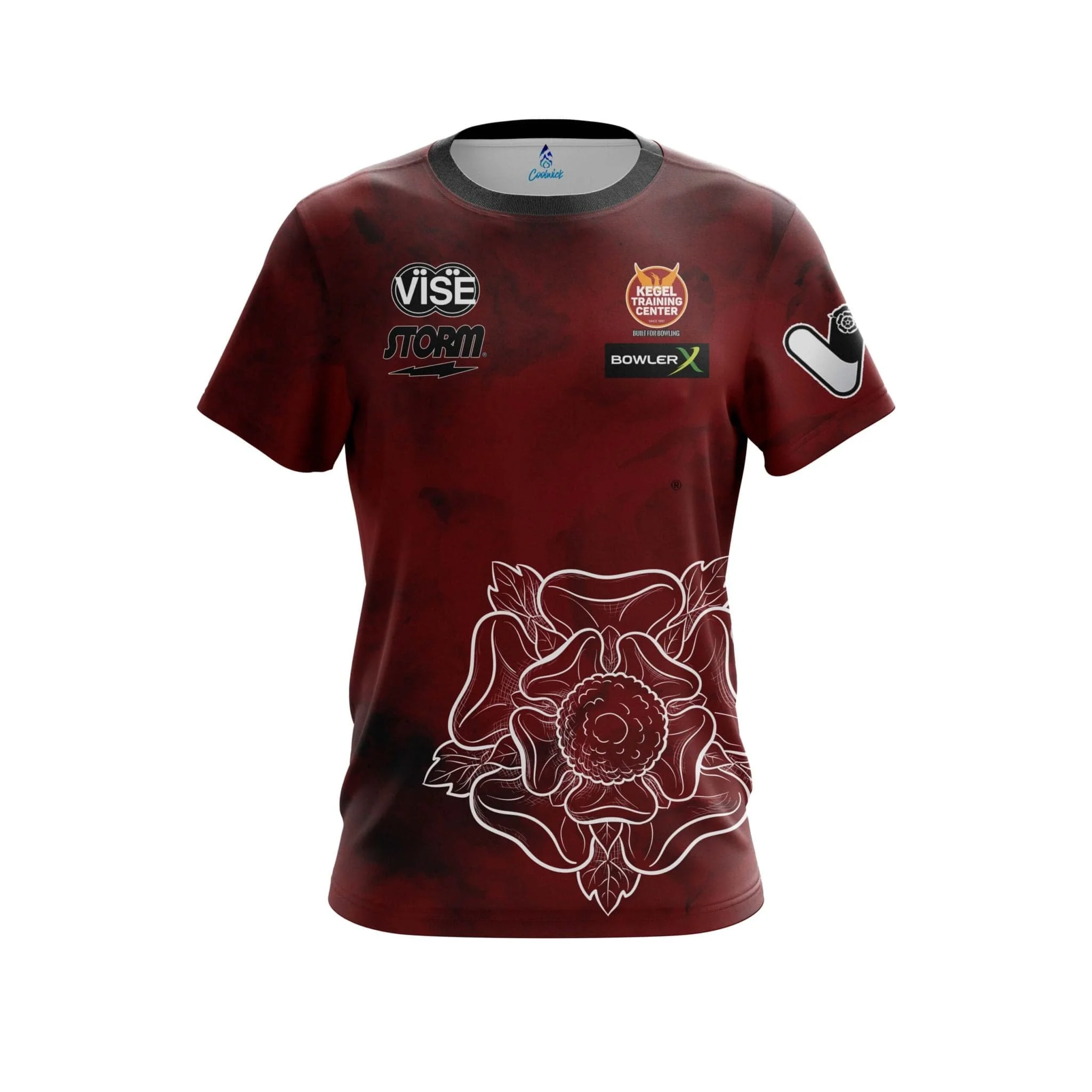 Neues Coolwick Storm Bowling-Trikot, schwarzes Lightning-Logo, kurzärmeliges T-Shirt, Performance Pro Player, Casual Sport, Familien- und Kinder-T-Shirts – Detail 10
