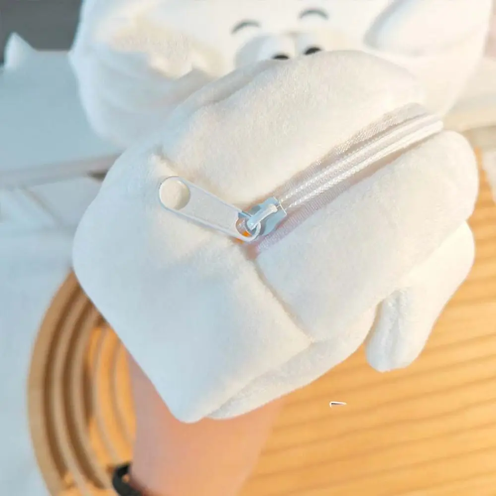 Trendy Large Capacity Funny Expression Pencil Pouch Cosmetic Bag Makeup Bag Pen Case Cartoon Stationery Storage Bag Student Use