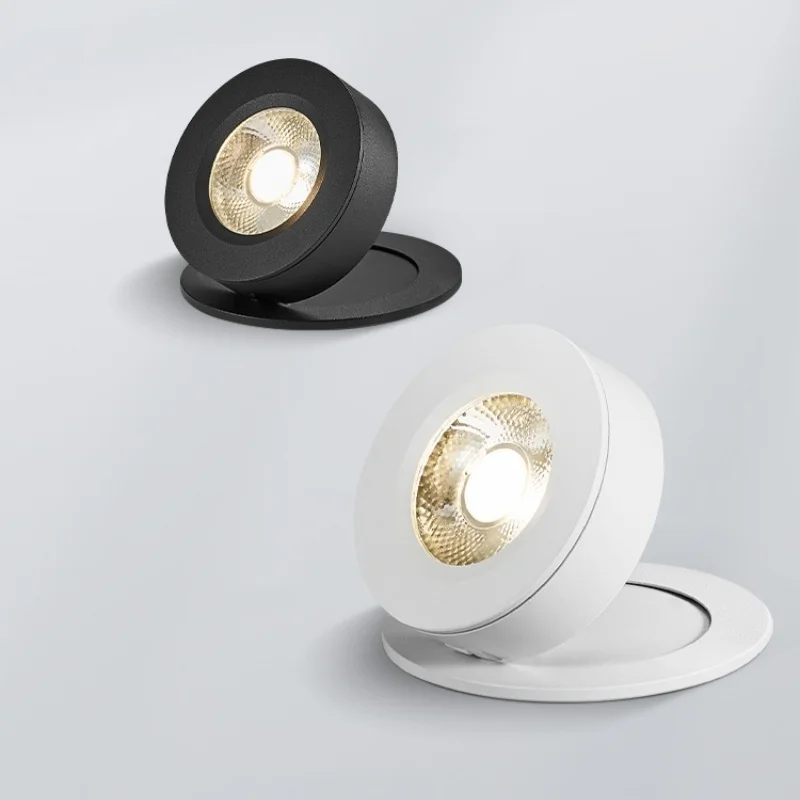 Imagem -03 - Montagem na Superfície Led Cob Teto Downlight Lâmpada Giratória de 360 Graus Construído em Spot Light Downlight Embutido 3w 5w 7w 9w 12w 15w