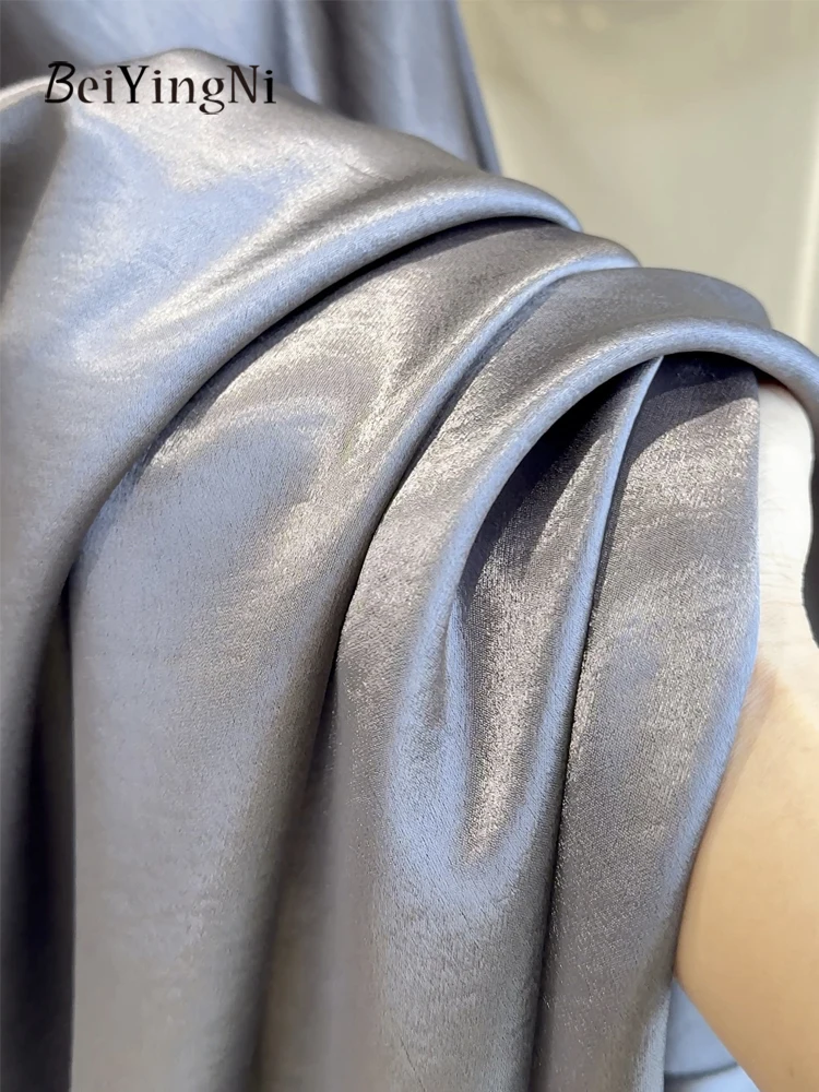 Beiyingni 2025 Jesień Zima Damskie Satynowe Długie Spódnice Eleganckie Luksusowe Codzienne Dopasowane Francuskie Biurowe Spódnice Syreny Ubrania