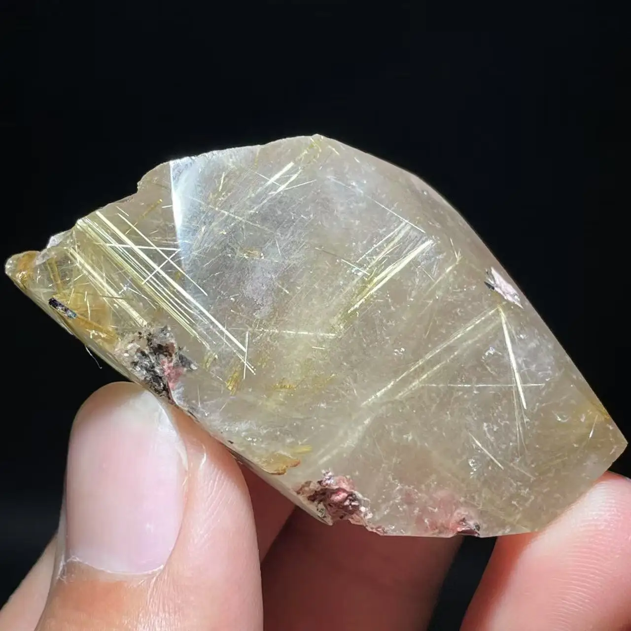New 100% Natural Clean Quartz, Rutile, and Raw Stone Butterfly Rutile Mineral Sample Home Decoration from Brazil