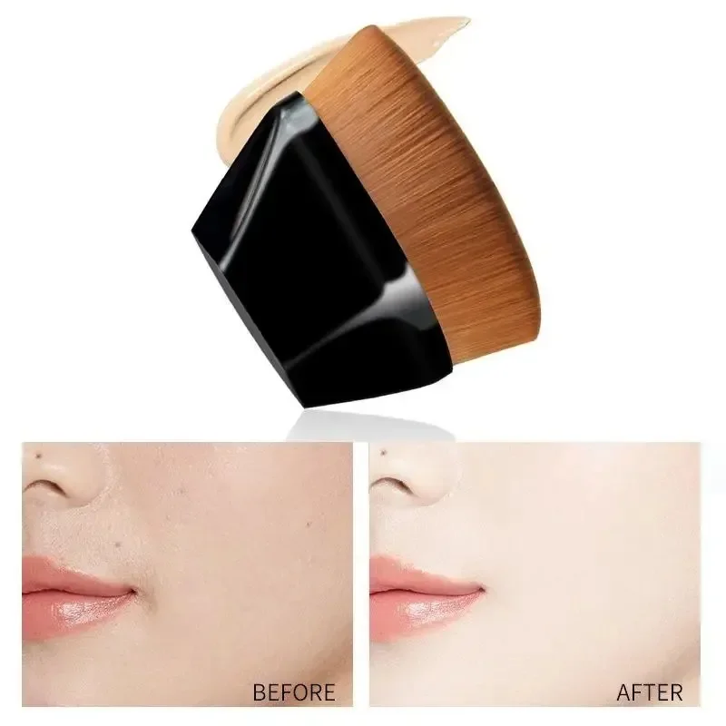 فرشاة كريم الأساس برو - فرشاة مكياج مسطحة مكثفة للغاية لكريم الأساس السائل والبودرة بدون خياطة، لمسة نهائية من البخاخة كابوكي برو #5