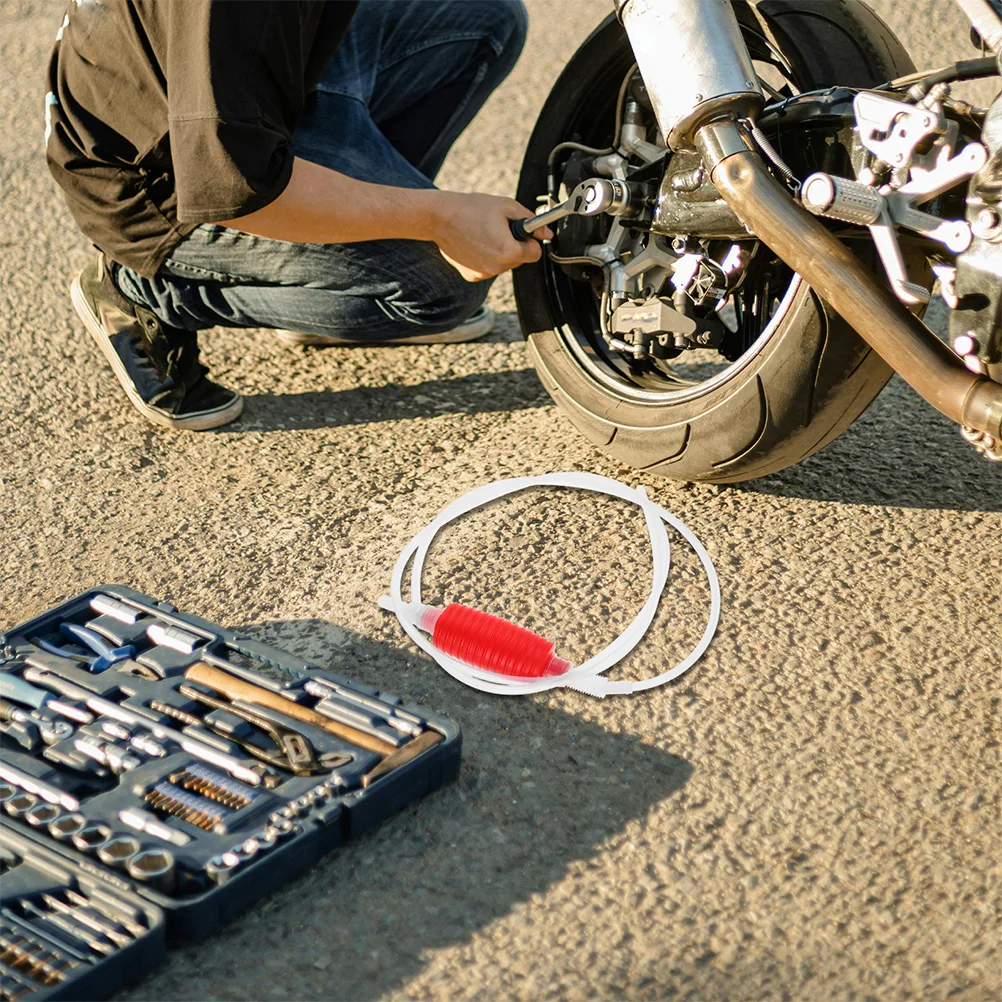 

2Pcs Siphon Pump Manual Oil Extractor Car Fluid Transfer Tool Portable Emergency Fuel Suction Pump Fuel Siphon