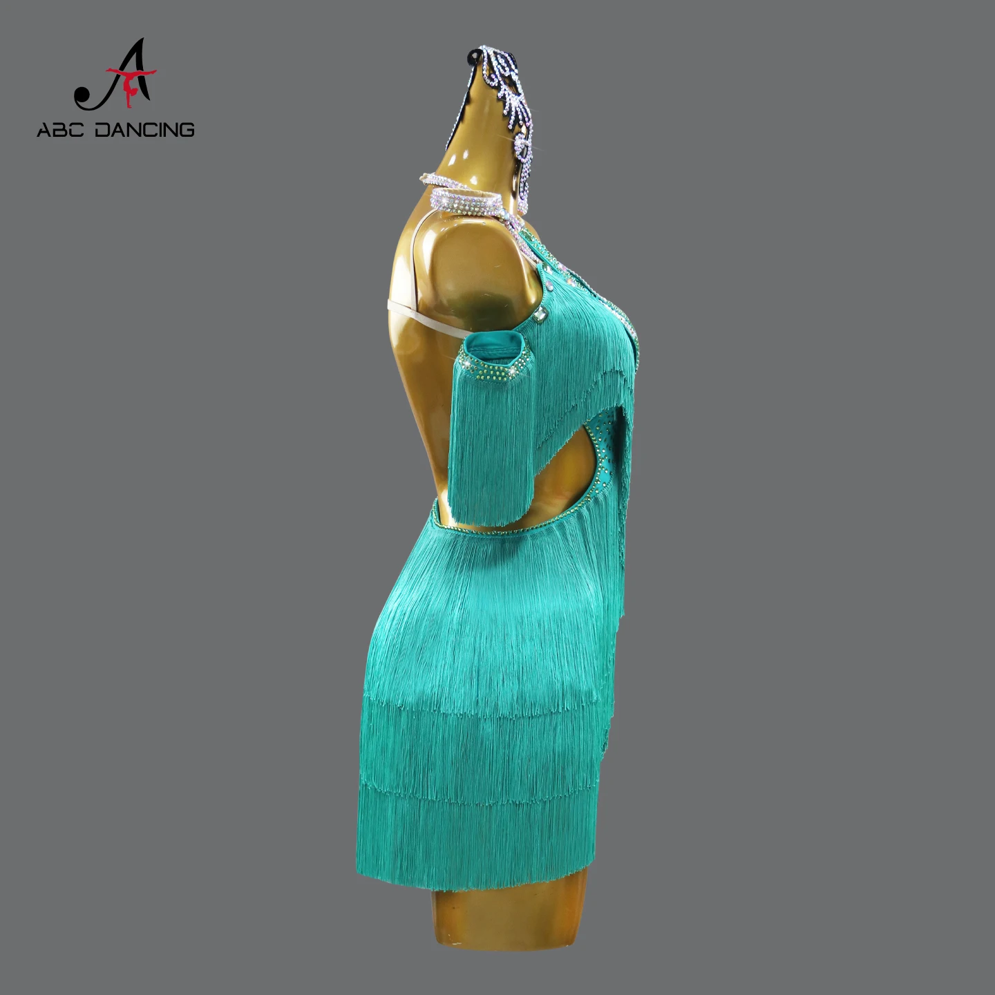 الفتيات ملابس رقص المرأة اللاتينية فستان حفلة موسيقية ممارسة الملابس مساء قاعة الرقص الأداء 2025 طفل كرنفال الأطراف مهدب البدلة #4