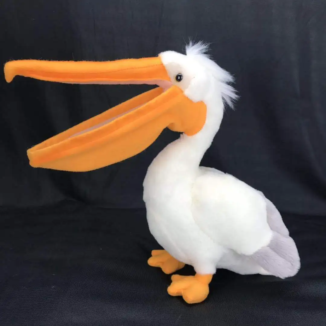 

Креативная Высококачественная плюшевая игрушка pelican с длинным ртом, фотоподарок около 30 см