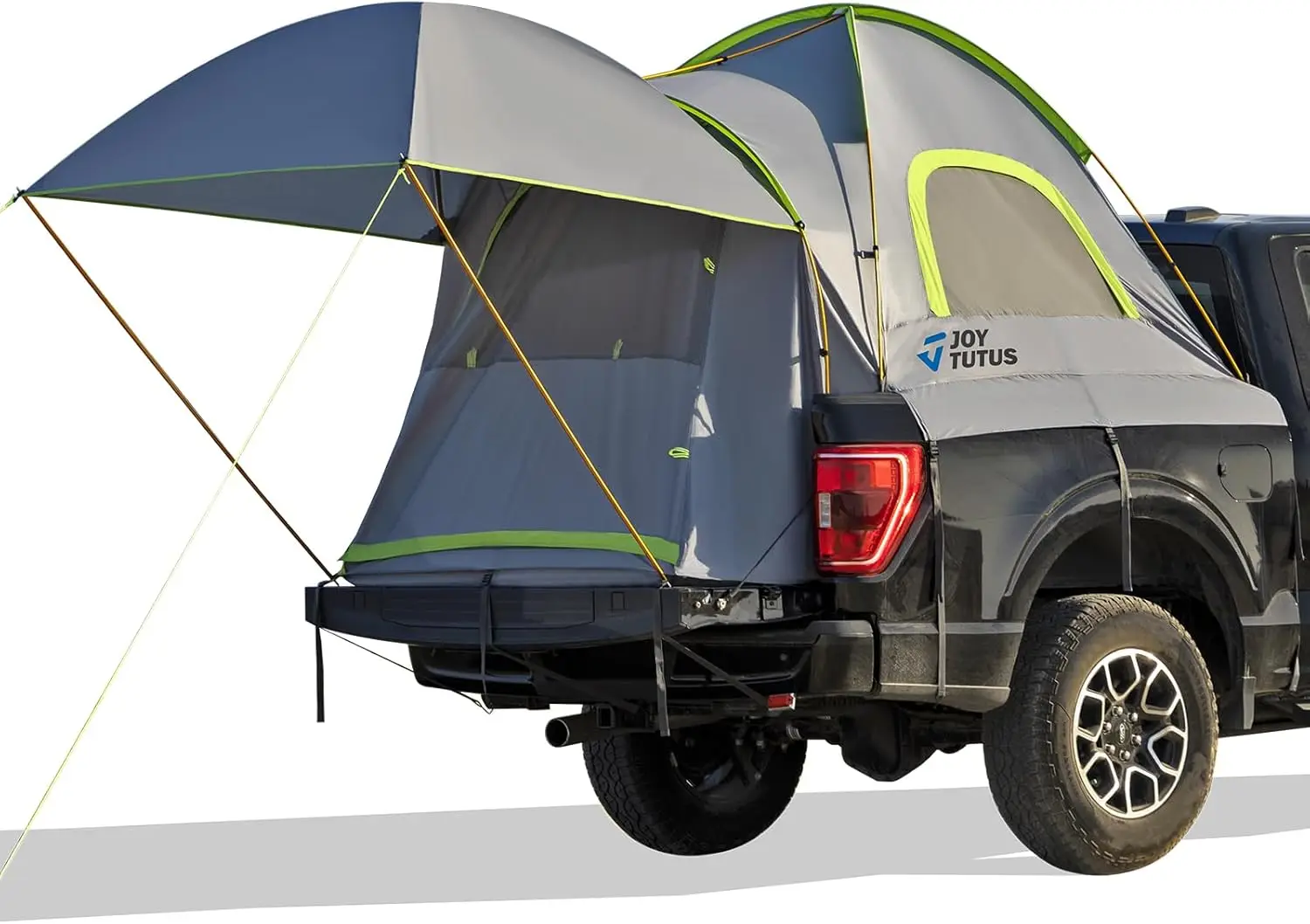 

Pickup Truck Tent 5.5ft Bed Tent with Removable Awning, Waterproof PU2000mm Double Layer for 2 Person, Portable Truck Bed