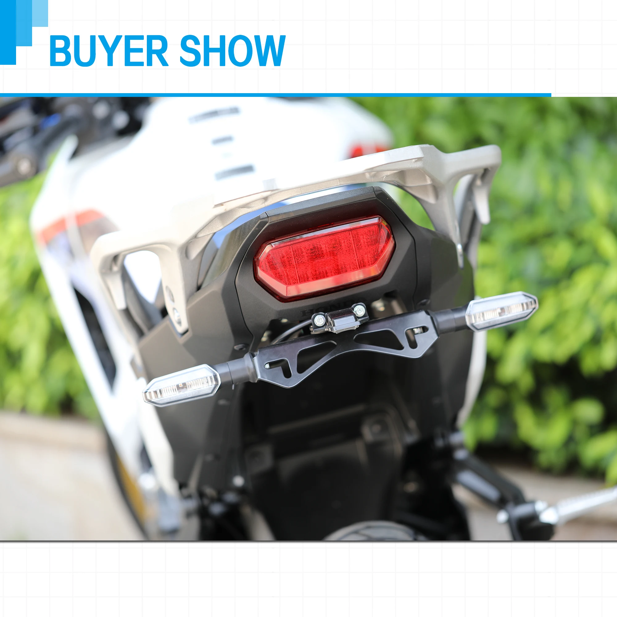 License Plate Holder For Honda CRF1100L Africa Twin CRF 1100 L Africa Twin ES 2020-2024 Motorcycle Tail Tidy Fender