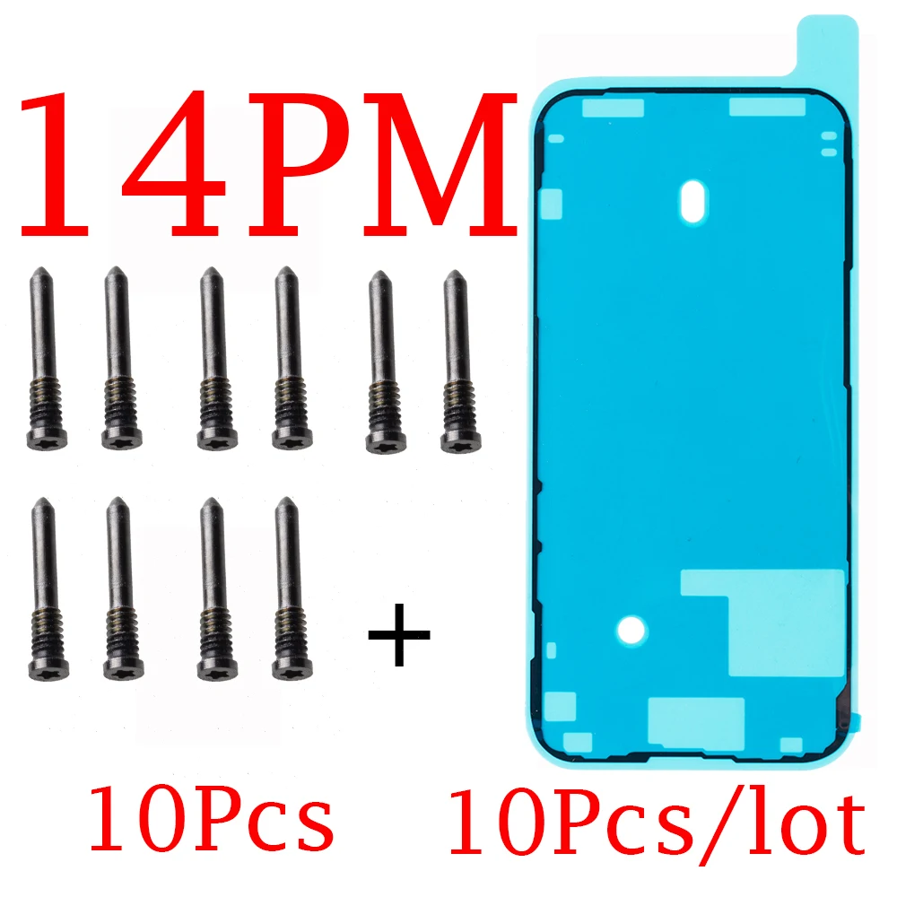 10pcs Waterproof Sticker for IPhone 14 Plus 11 12 13 14 Pro max LCD Display Frame Bezel Seal Tape Glue 3M Adhesive