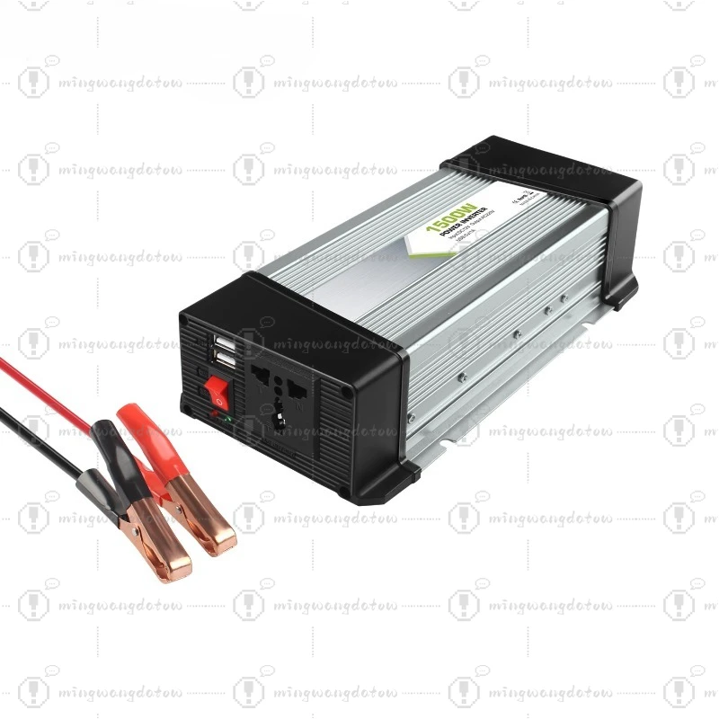 New 1500W Modified Sine Wave Inverter DC 12V to AC 220V High Power Car Power Converter Off Grid Solar Inverter Factory Wholesale