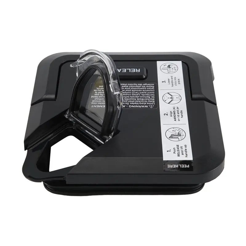 Nuevo Tapa de Repuesto con Bloqueo para Licuadoras Ninja de 72 oz XL, Accesorios de Tapa Superior Cuadrada para Ninja BL610 BL710WM BN701