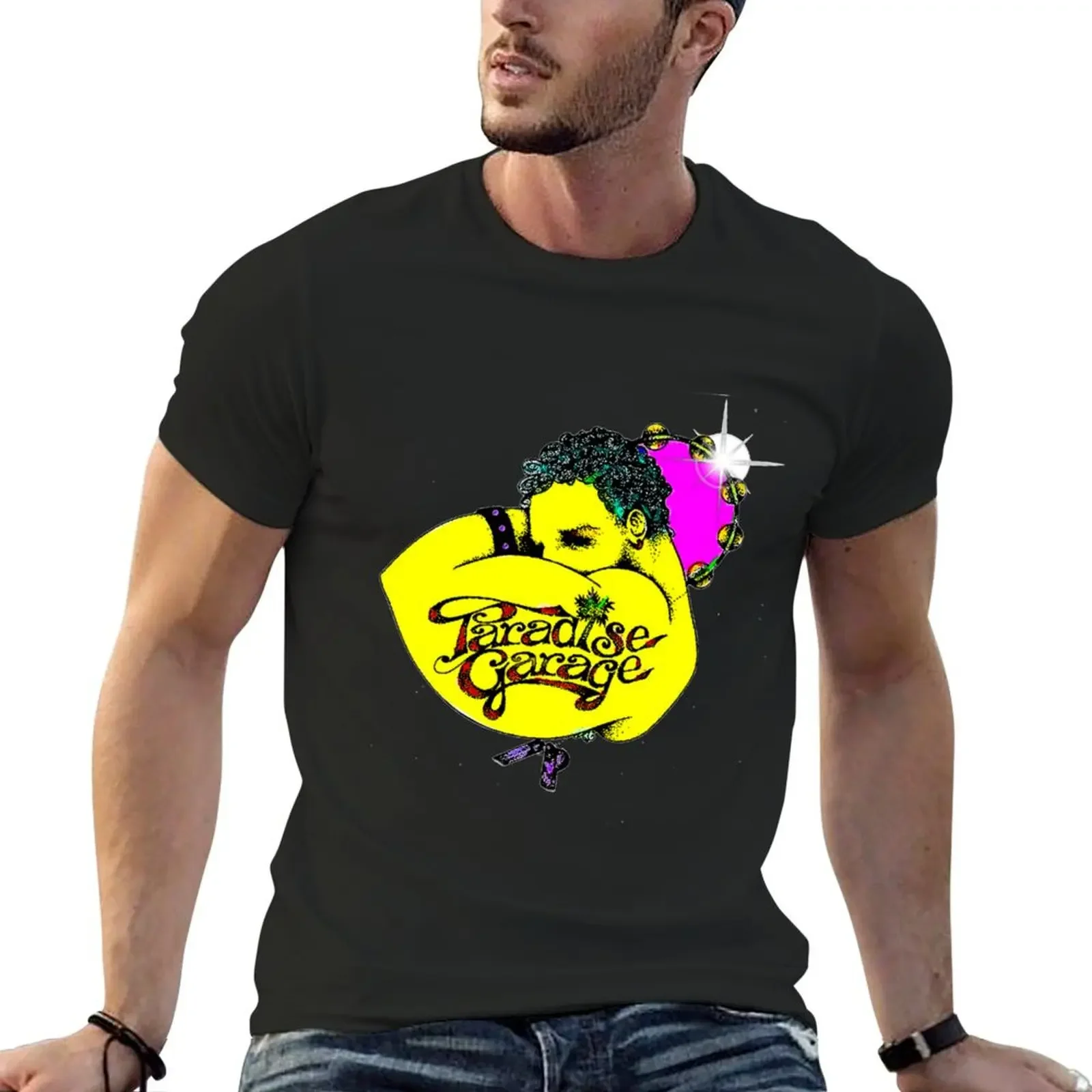 

PARADISE GARAGE LOGO T-Shirt vintage clothes blue archive sublime graphic tee shirt t shirts for men pack