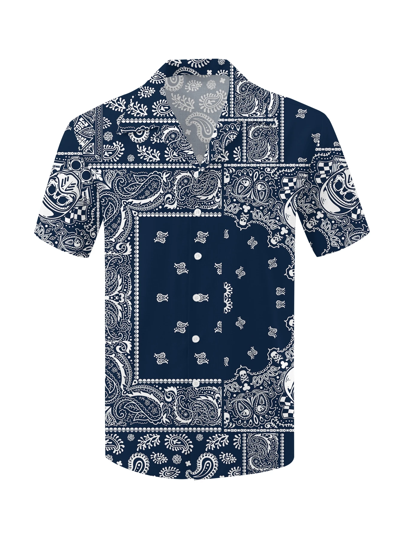 

Hawaiian Men's Printed Shirt High Quality 3D Floral Animation Beach Party Top Summer New Loose Fitting Short Sleeve