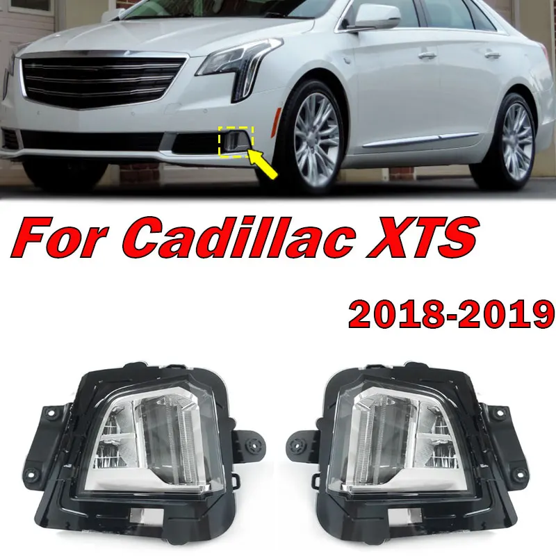 

Car Interior Accessories For Cadillac XTS 2018 2019 Auto Front Bumper Fog Light Day Running Lamp Signal Lamp Auto Parts Assembly