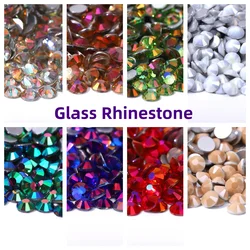New Arrival Silver Base Flatback Crystals Non Hot Fix Rhinestones SS6-SS20 Glass Nail Art Rhinestonesfor DIY Decoration