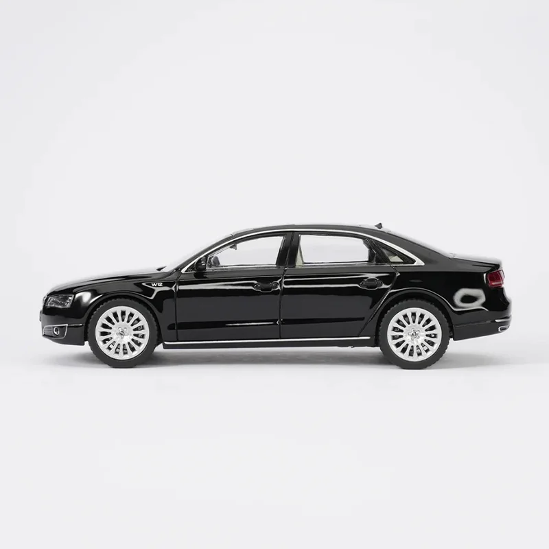 新入荷 Masdi 1:64 アウディ A8L D4 2021 ゴールド合金製ミニチュアダイキャストモデル アウディ セダン スポーツカー モデルオーナメント おもちゃ 子供向けギフト