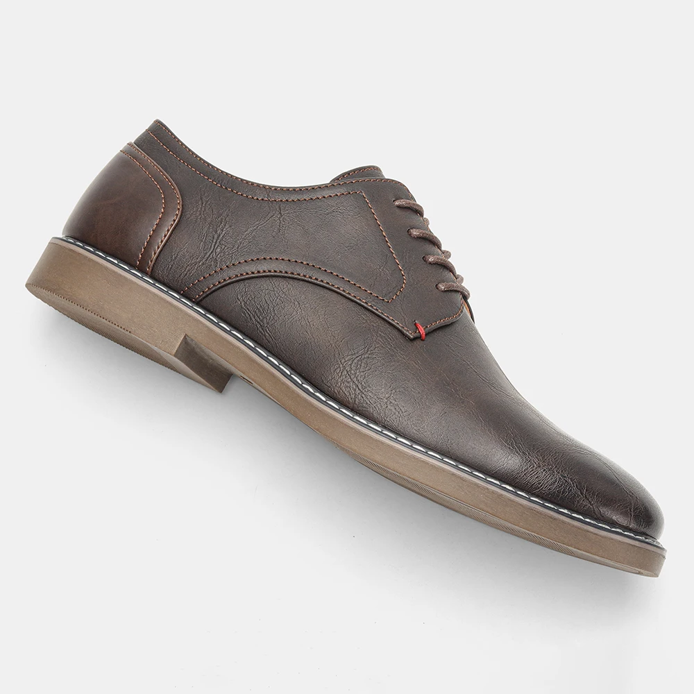Herrenschuhe Derby-Schuhe für Männer Business-Büro-Stil Herrenschuhe Büroschuhe Formeller Stil Anzugschuhe – Detail 9