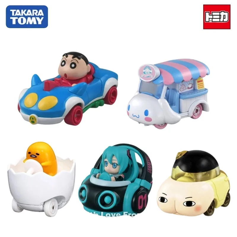 トミカ-イージーベア-レイジー・エッグ-シナモン・ドッグ-ピカチュウ-ボーカロイド-鋳鉄製シミュレーション合金車モデル、男の子向けおもちゃ、大人向けコレクションアイテム。