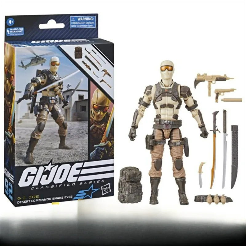 Hasbro GIJOE 1/12 Desert Snake Eye Joint Action Figure Model Collect Boy Toys Figure