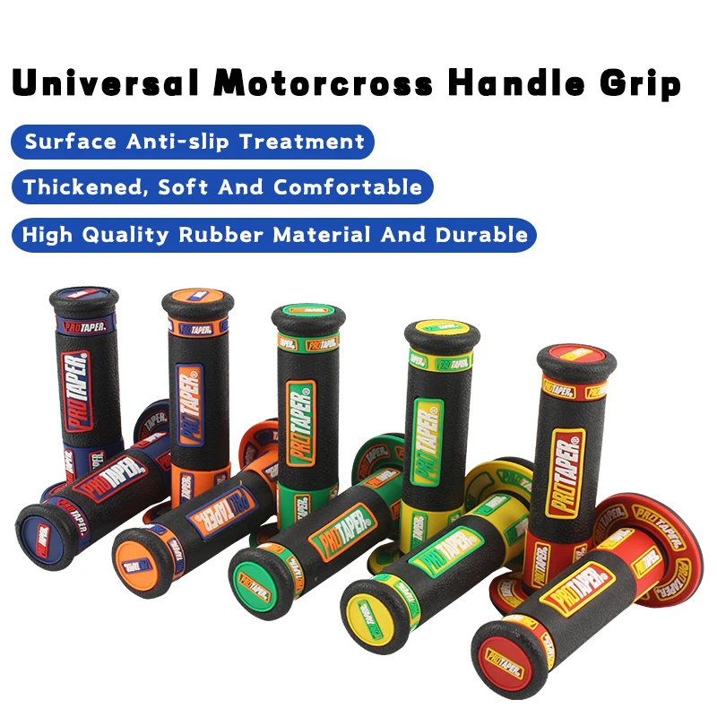 22mm Universal Moto Lenker  Roller Griffe weiche Gummis tange Teile Motorrad Lenker für Protektor griff Motorrad zubehör