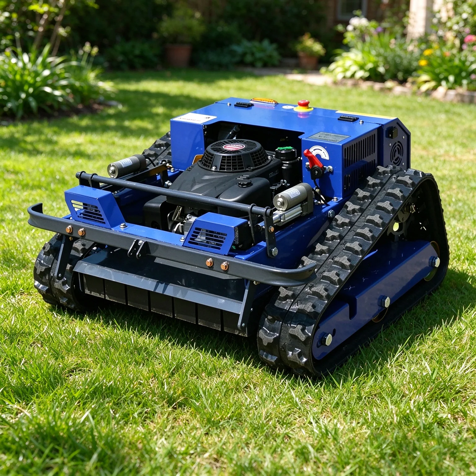 Customizable Remote Control Lawn Mower Grass Cutting Machine Four-Stroke Cycle All-Terrain CE Certified