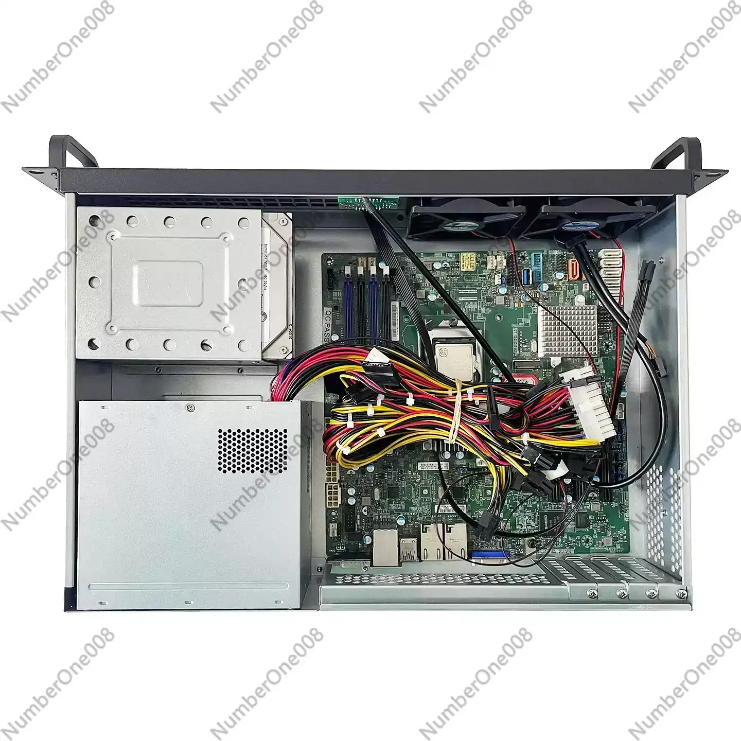 

19Inch 300MM Depth 2U ATX Rack Mount Server Chassis With Two 8cm Fans