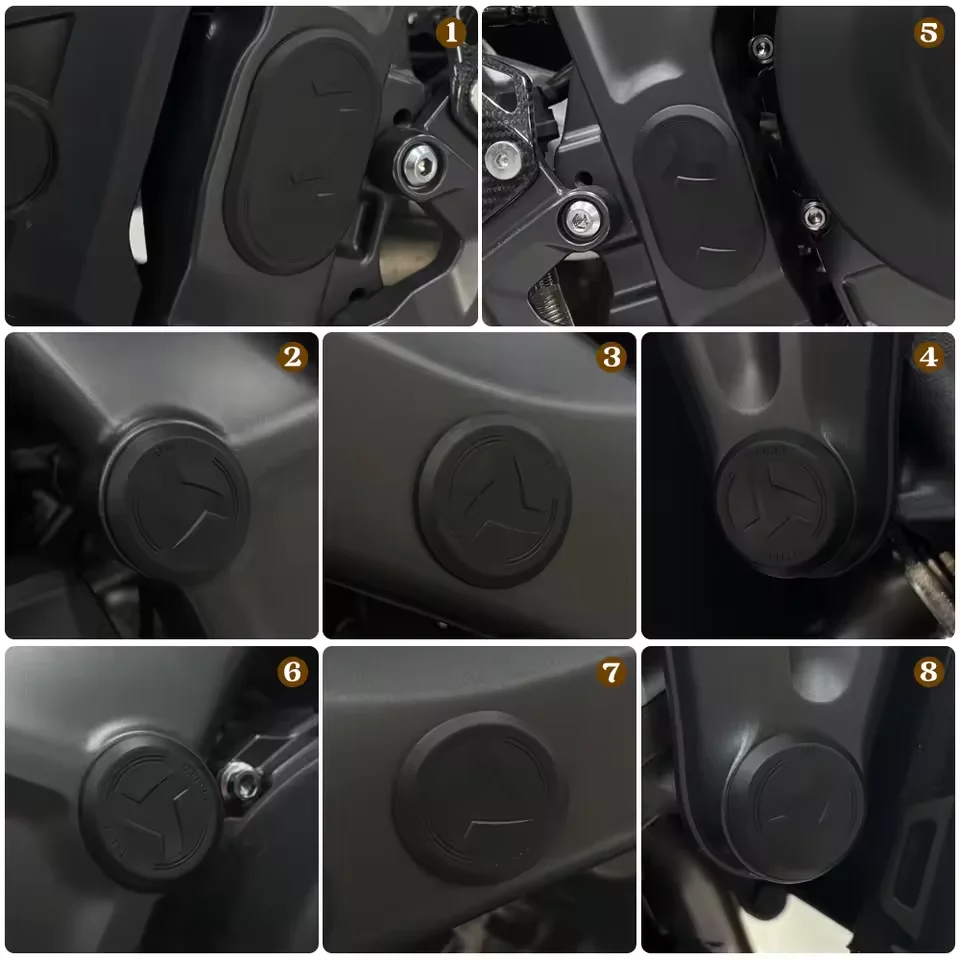 MT-09 SP 2021-2025 заглушки для отверстий в раме для YAMAHA MT09 mt09 MT 09 SP 2022 2023 2024, комплект украшения крышки рамы мотоцикла