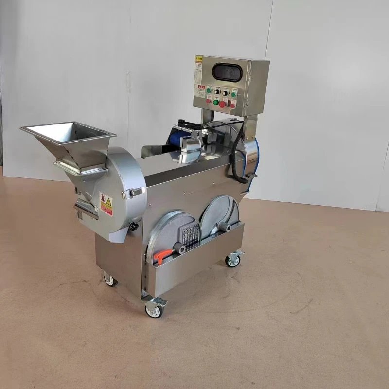 Strong Cutting Force Machine Green Commercial Spinach Onion Cutter