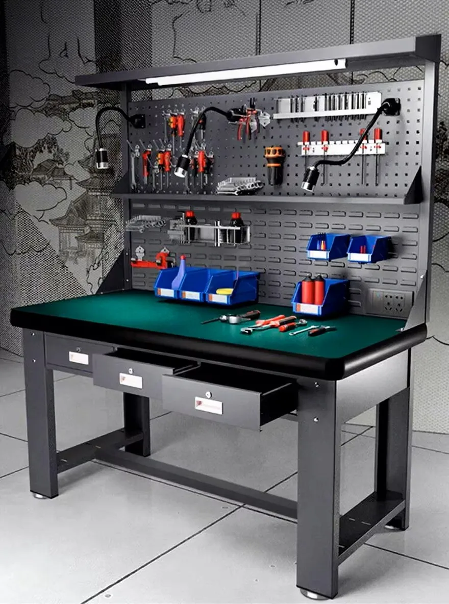 Heavy Duty Steel Anti-static Commercial Workbench for Hospital School Workshop Laboratory Use with Contemporary Design