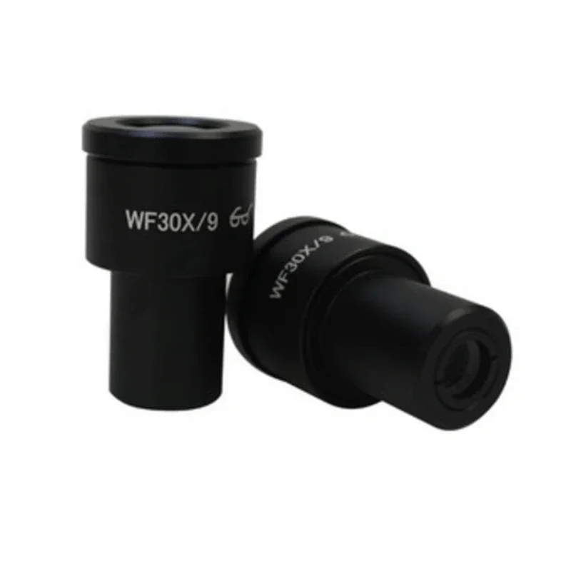 30X نقطة العين العالية المجهر البيولوجي العدسة زاوية واسعة العدسات مجال الرؤية 9 مللي متر تصاعد حجم 23.2 مللي متر