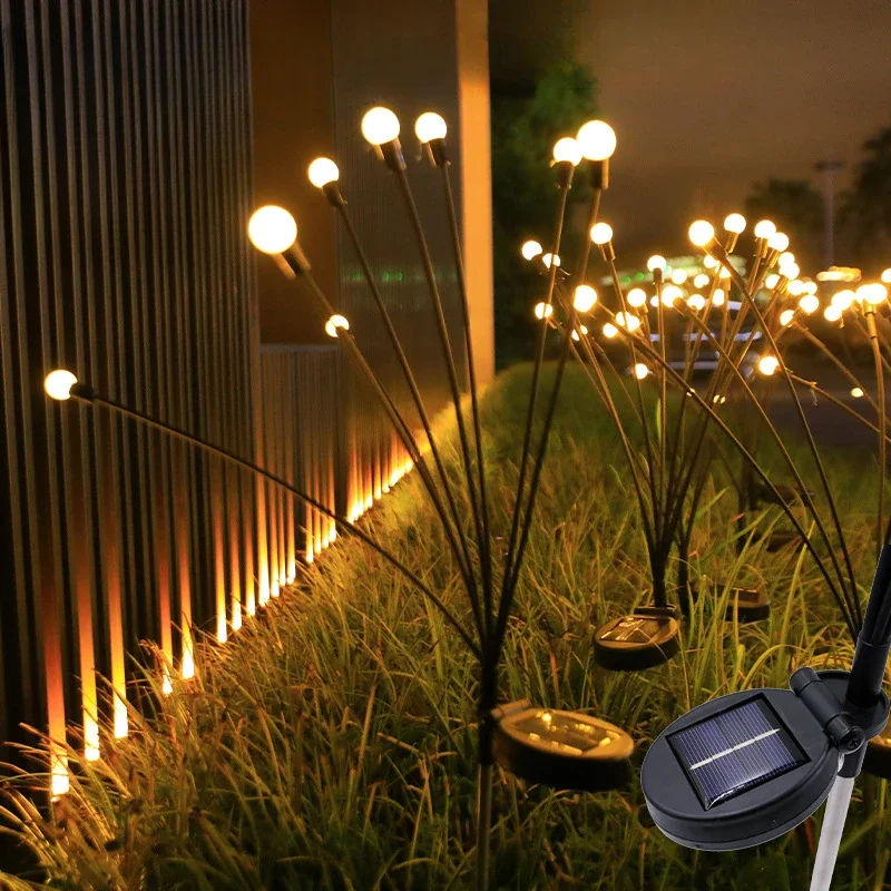 

Solar Firefly Lamp Outdoor Waterproof Garden Courtyard Balcony Layout Landscape Atmosphere Ground Insertion Lawn Lamp