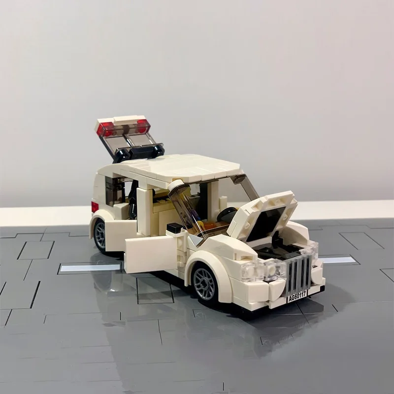 City Car Model MOC Building Bricks Mini Compact Hatchback Car Modular Technology Children Holiday Gifts Assemble Toys Suit