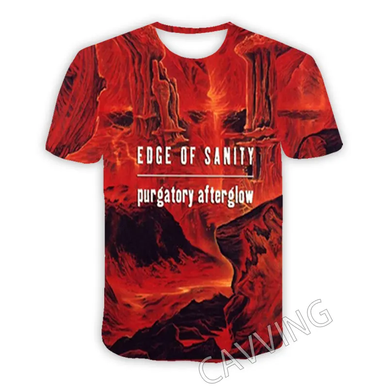 New Fashion Women/Men\'s 3D Print Edge of Sanity Casual T-shirts Hip Hop Tshirts Harajuku Styles Tops Clothing