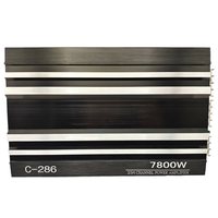 A93P Car Audio Amplifier 7800W 4-Channel Car Audio Amplifier 12V Digital Stereo Power Amplifier Class A/B Tools