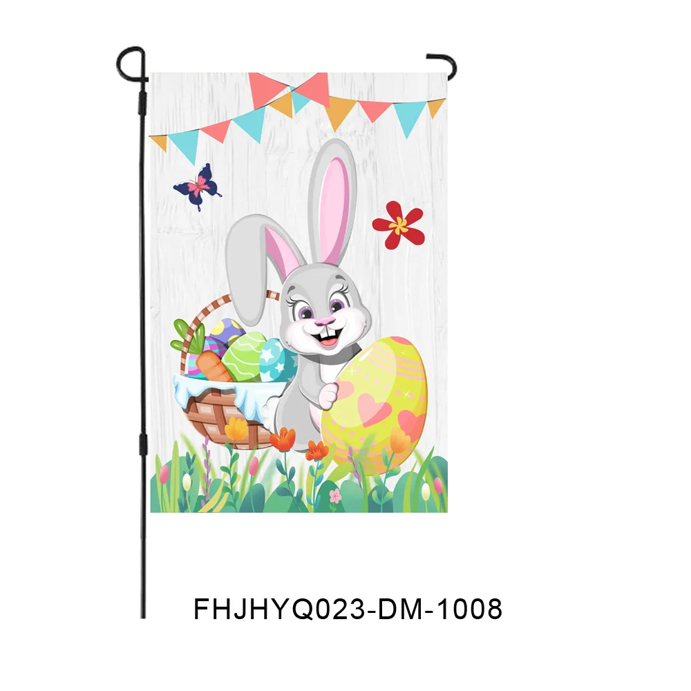 Easter Theme Decorative Background Cloth, Garden Flag, Party Atmosphere Layout Props, Outdoor Scene, Outdoor Scene