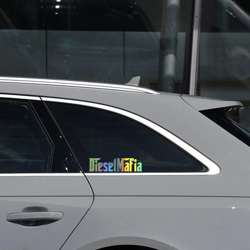 G067 12X3CM Diesel Mafia Vinyl Car Stickers Decals Black/Silver/laser