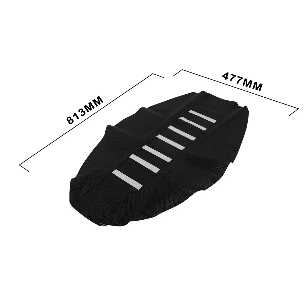 Seat Cover Cushion Covers White Striped Universal Waterproof For KTM Honda Kawasaki Suzuki YAMAHA Motorcycle Parts E-bikes