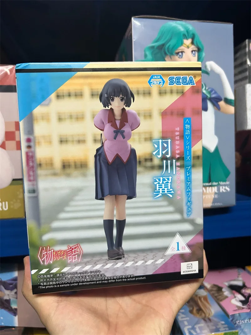 In Stock Original SEGA  Monogatari Series Hanekawa Tsubasa PVC Anime Figure Action Figures Model Toys