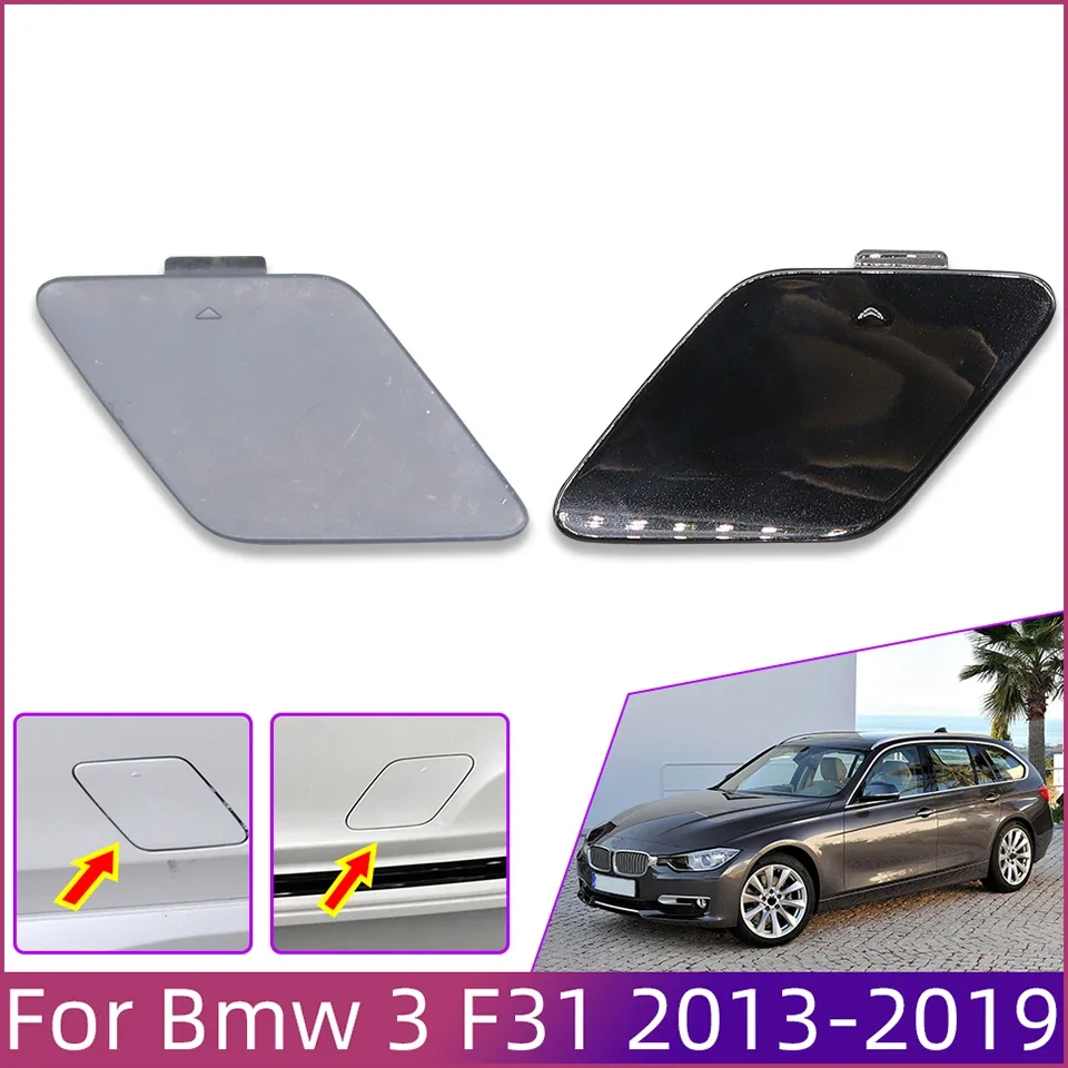 

Rear Bumper Tow Hook Cover Hauling Cap For Bmw 3 F31 Wagon Touring F31 M 2012-2018 320 325 328 330 Painted Trim Trailer Lid