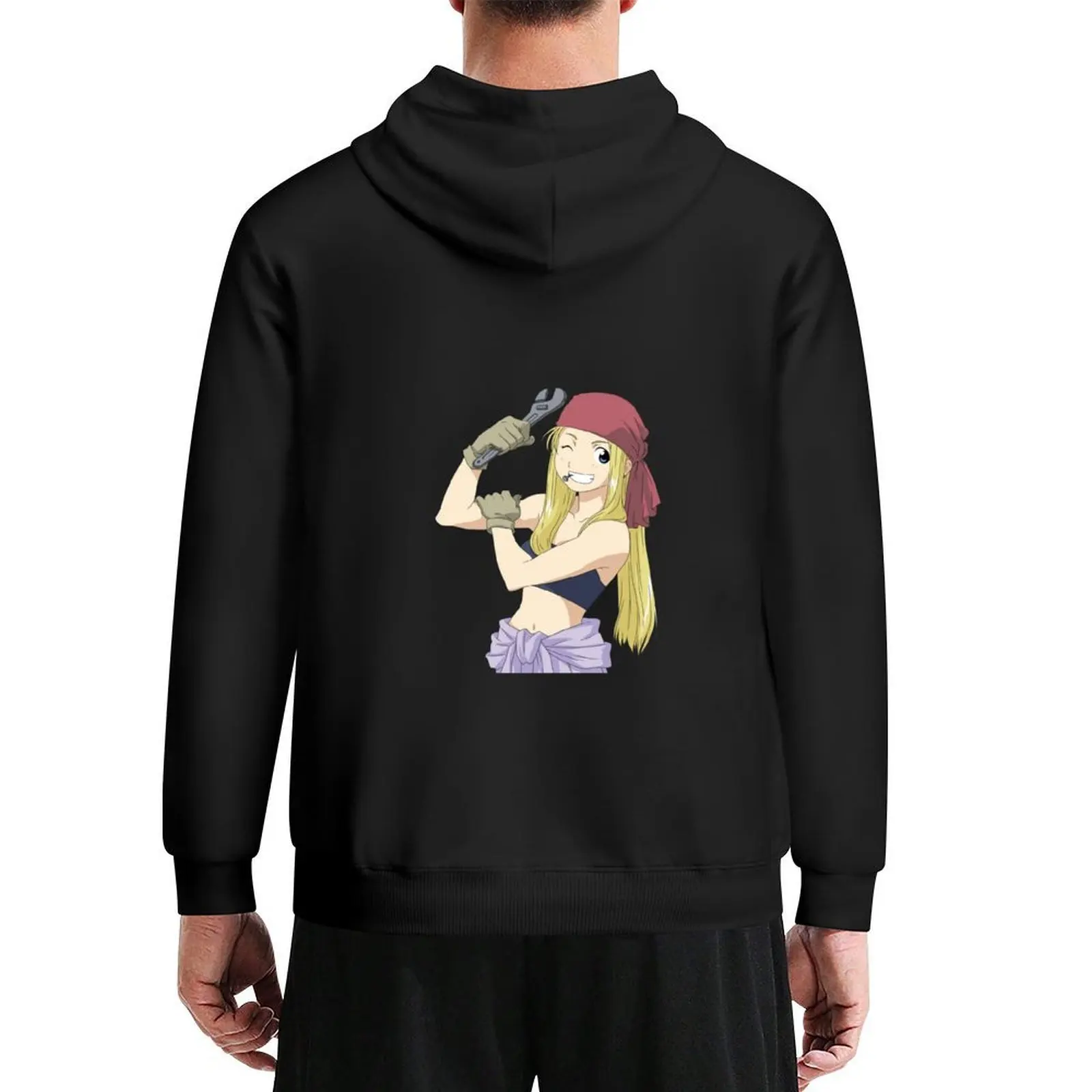 

Winry Rockbell - Fullmetal Alchemist Hoodie men's sweat-shirt men's winter sweater men clothes men's clothes anime hoodie