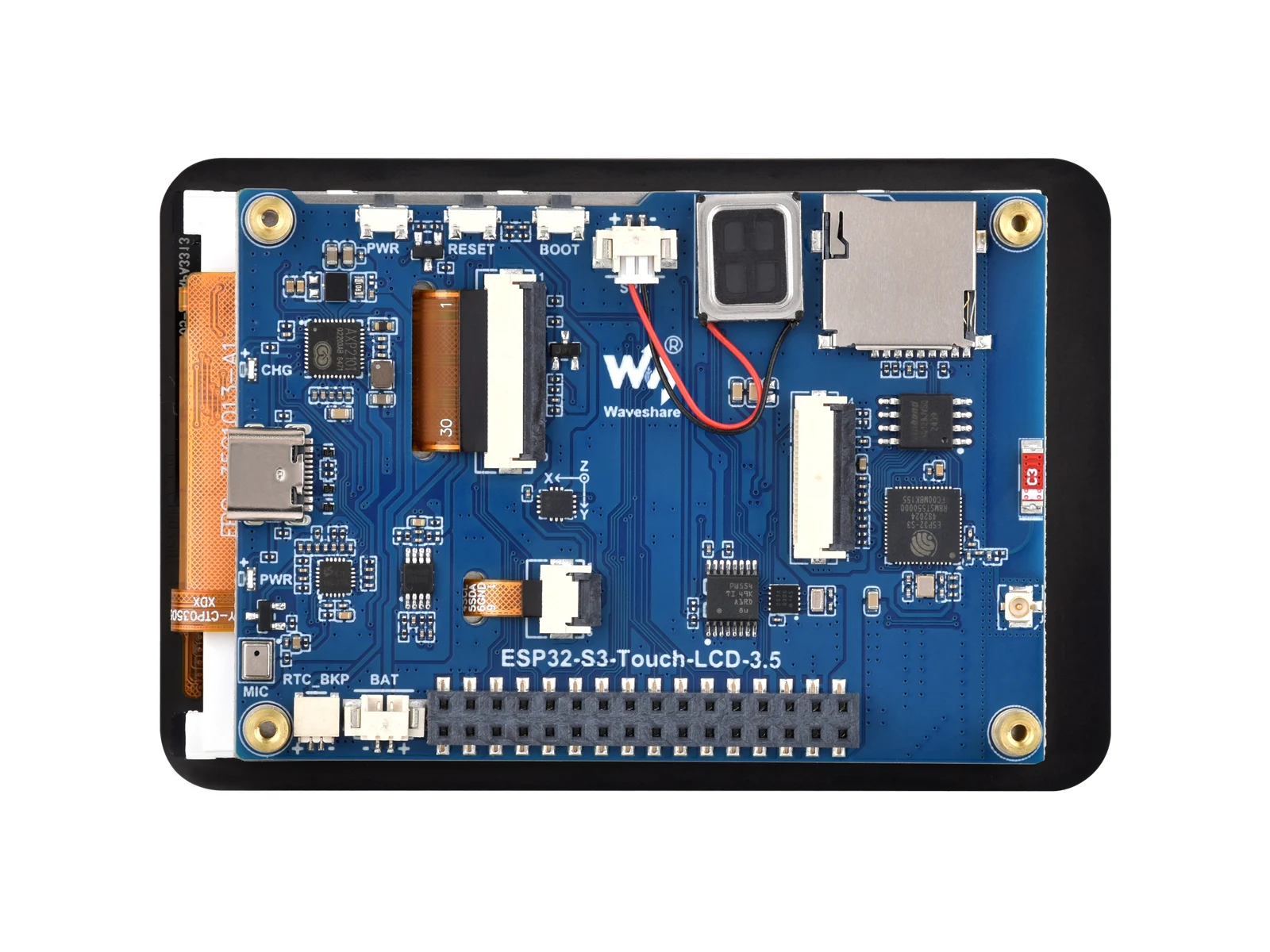 Waveshare ESP32-S3 3,5-calowa płytka rozwojowa pojemnościowego wyświetlacza dotykowego, ESP32 z wyświetlaczem 320 × 480, obsługuje Wi-Fi i Bluetooth 5 — zdjęcie produktu 3