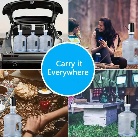 مضخة مياه كهربائية برميلية | دلو ماء نقي، موزع مياه خاص، مضخة مياه، ممتص للتكيف في المكتب المنزلي #2