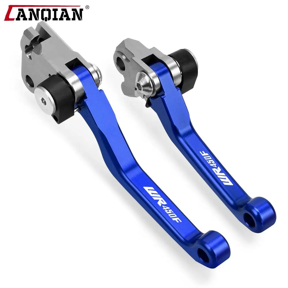 

Motocross Foldable Pivot Dirt Bike CNC Brake Clutch Levers Cable Lever Handle For YAMAHA WR450F WR 450F 2001-2015 2014 2013 2012