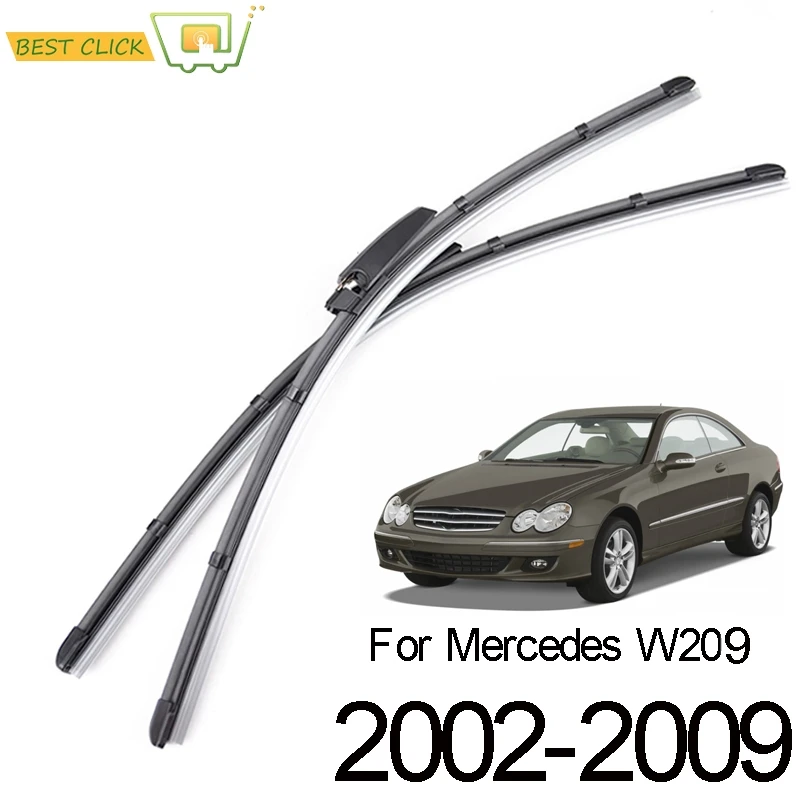 Car Windshield Wiper Blades For Mercedes CLK200 CLK240 CLK270 CLK280 CLK320 CLK350 CLK500 CLK550 CLK55 CLK63 W209 C209 2002-2009