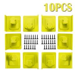 10PCS/5PCS Portautensili Dock Mount per Ryobi 18V Portautensili per trapano Gancio Accessori per la conservazione dell'energia Staffa per utensili Officina Garage