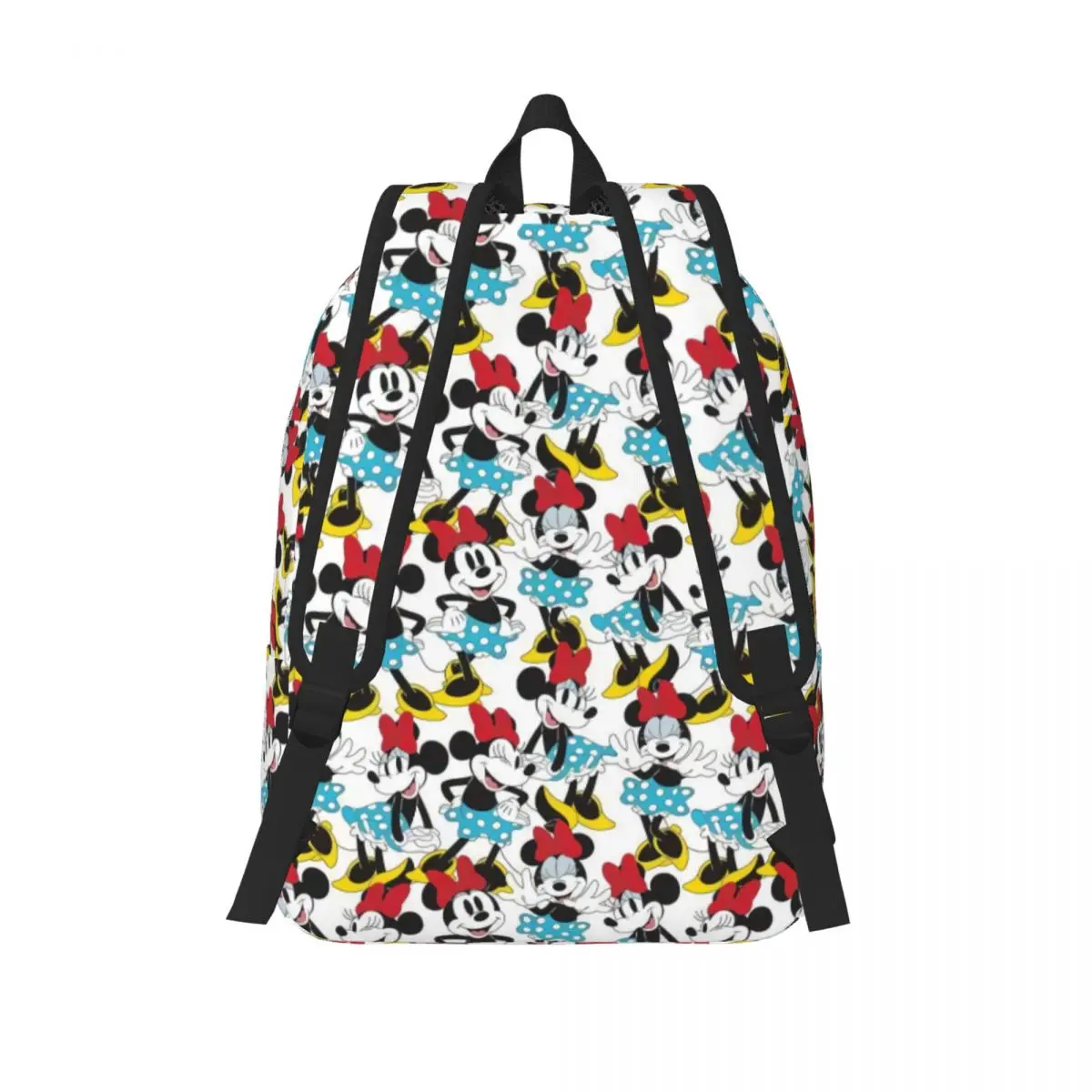 Sac à dos personnalisé Minnie Cartoon pour ordinateur portable, sac à livres de base pour l'école, les étudiants, les femmes et les hommes