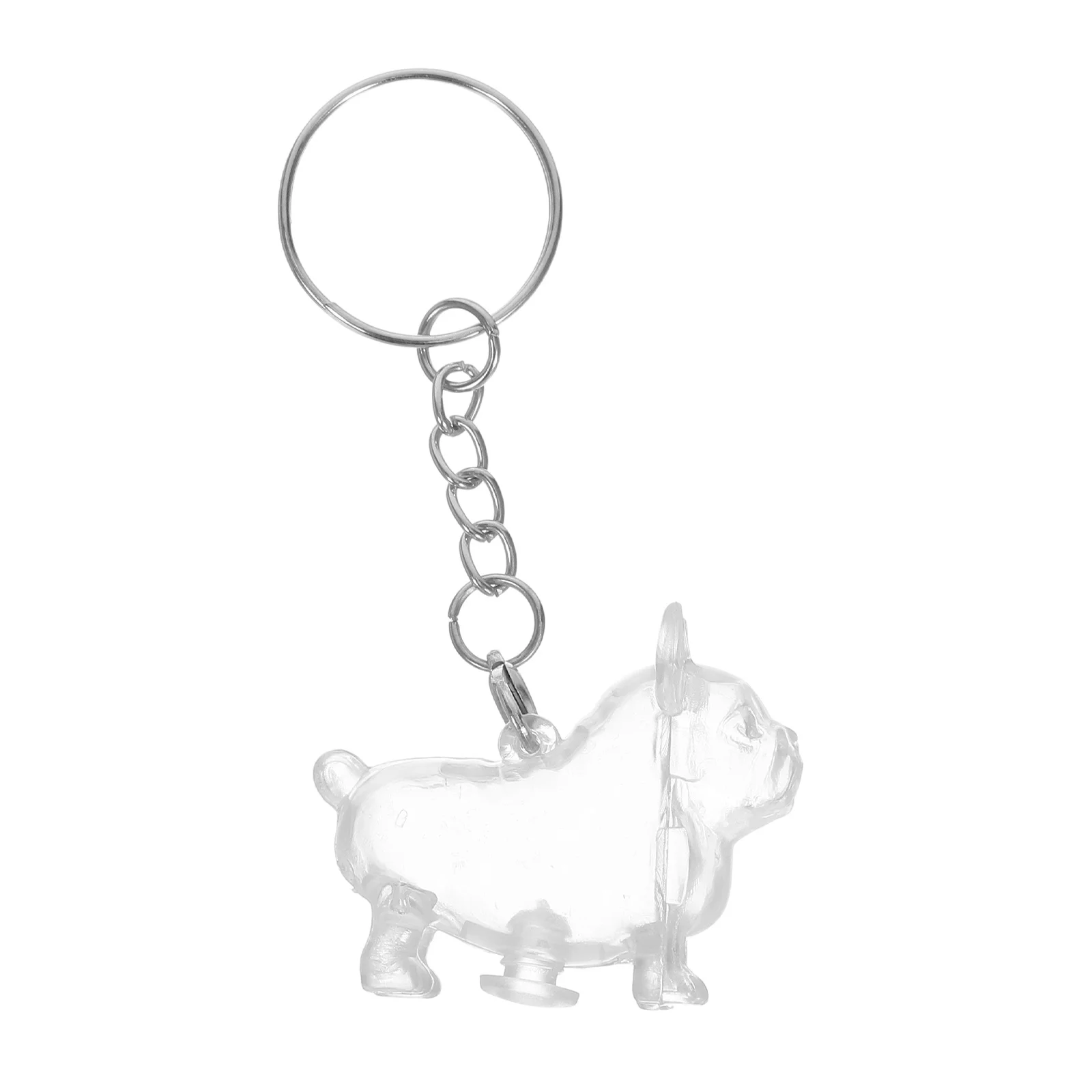 

Pet Hair Keepsake Keychain Dog Hair Storage Memorial Box Puppy Souvenir Bottle Dog Shaped Pet Urn Ashes Jewelry Keepsake