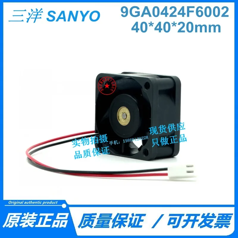 for Sanyo 9GA0424F6002 Cooling Fan 24V 0.04A 40x40x20mm High Pressure Low Noise DC Brushless Blower